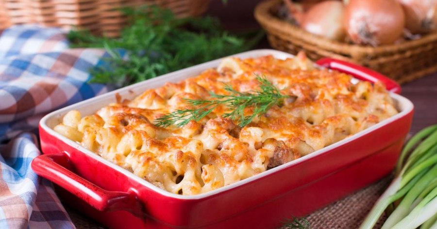 Макаронник запеканка