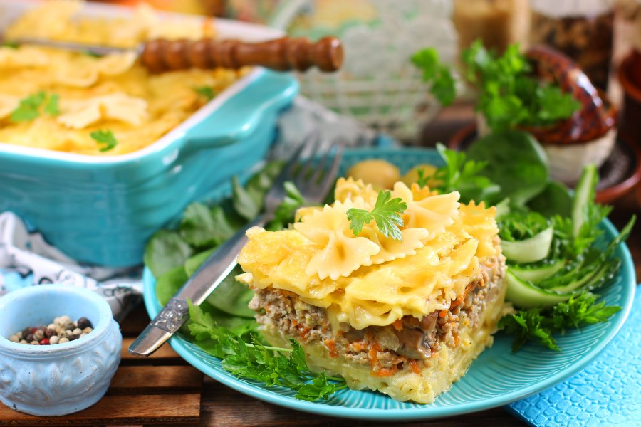 Запеканка из макарон