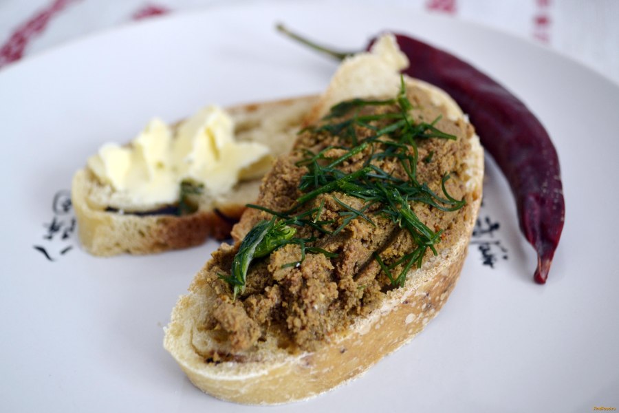 Детский паштет из куриной печени