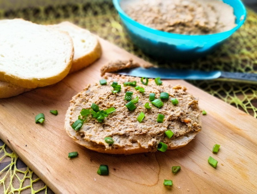 Печеночный паштет ,(куриной печени)
