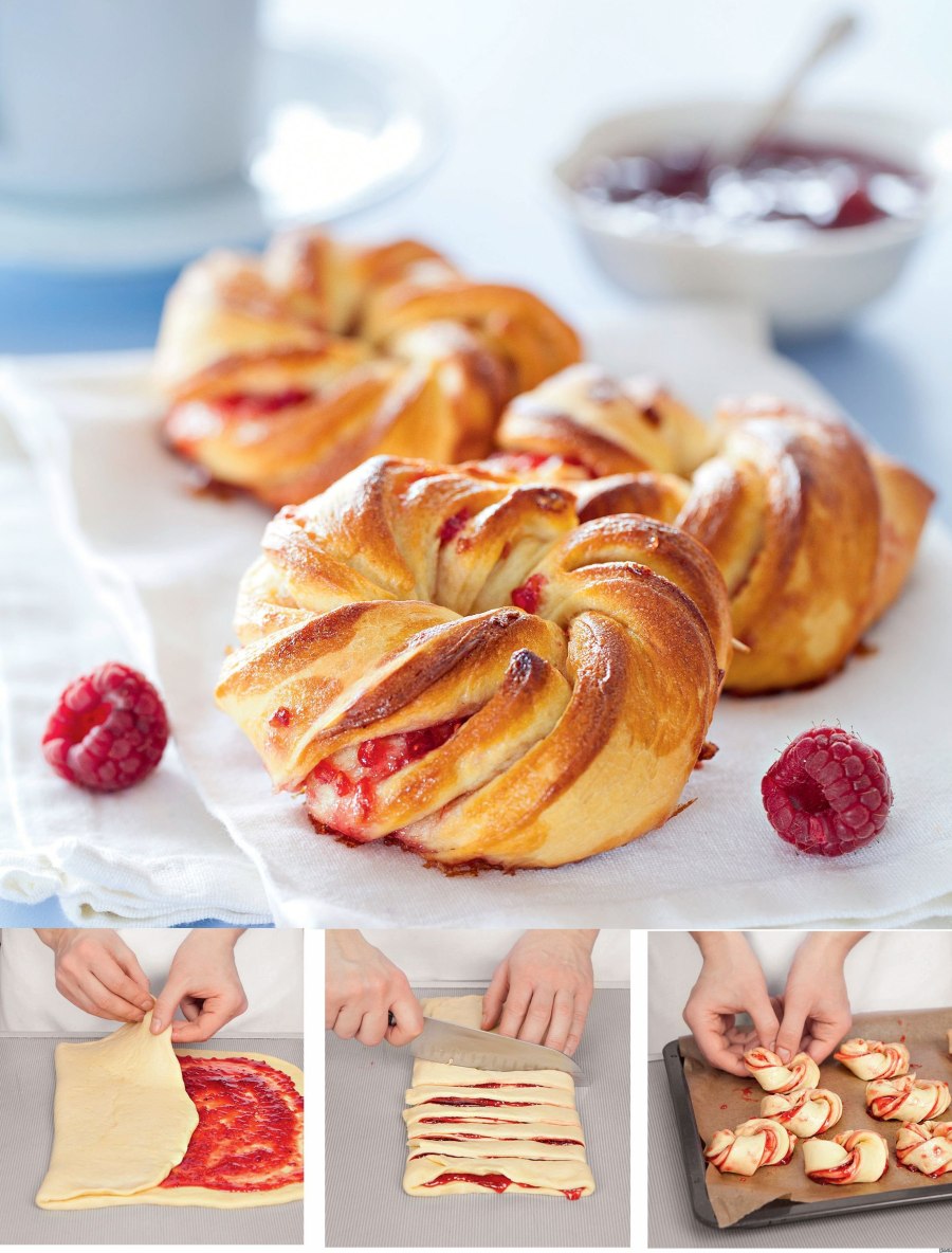 Слойки с вареньем