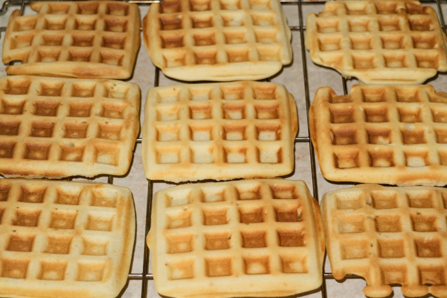 Венские вафли с ванилью