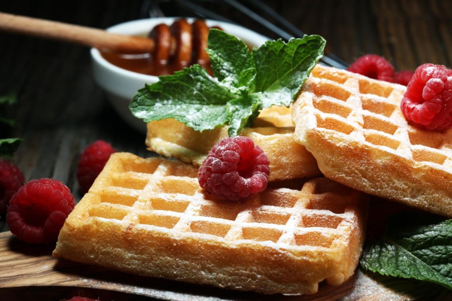 Бельгийские вафли с несладкой начинкой