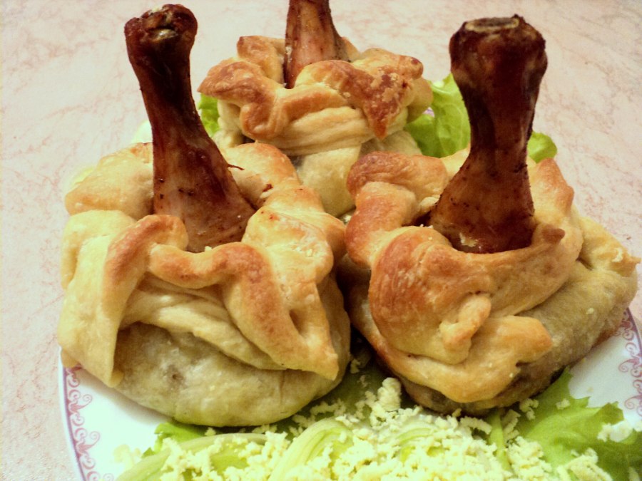 Куриные ножки в тесте