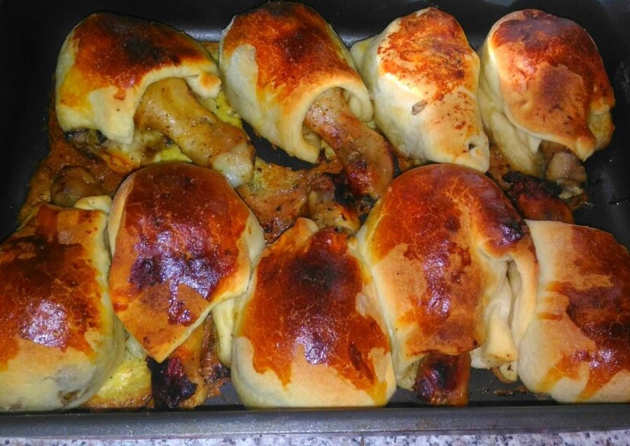 Куриные ножки в мешочке