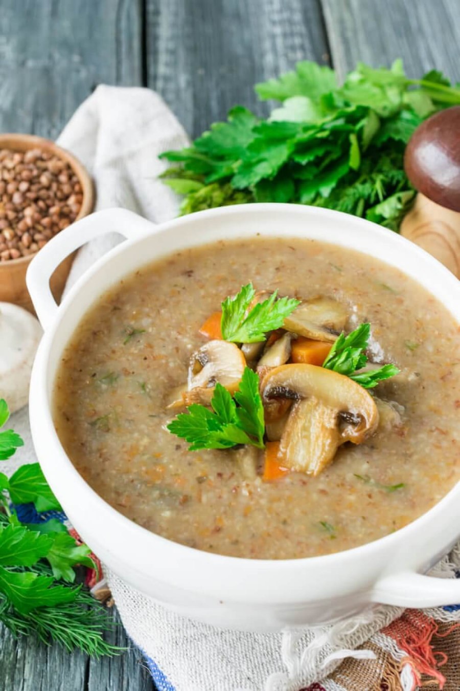 Суп с гречневой крупой