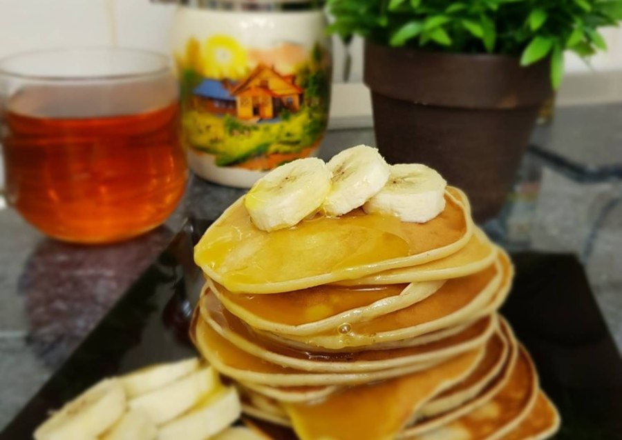 Банановые панкейки Азбука вкуса