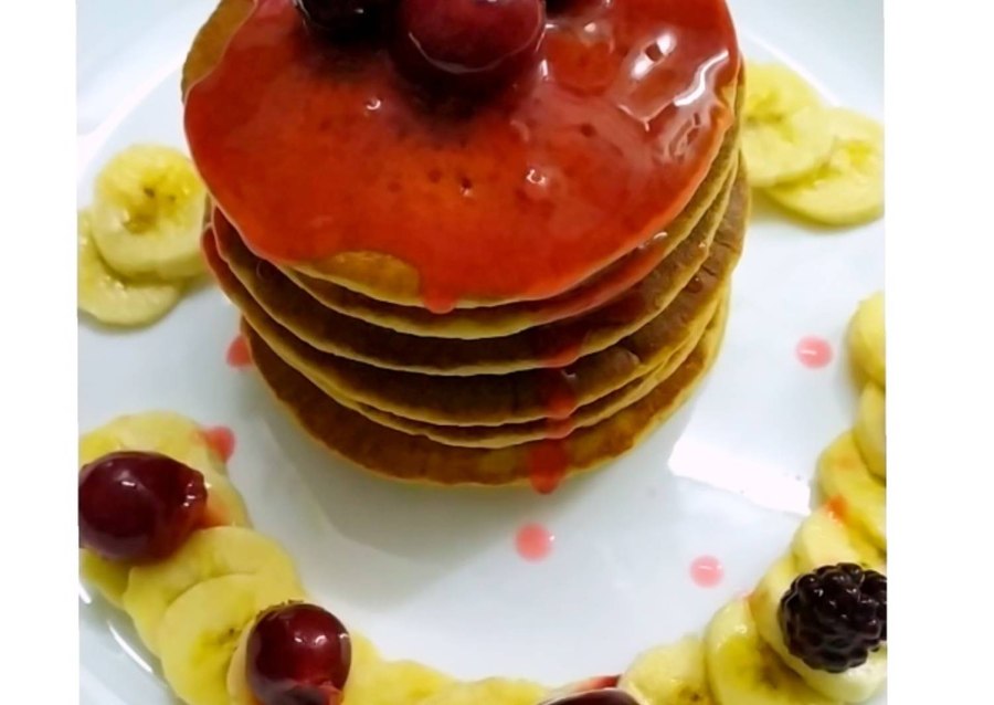 Панкейки с бананом рецепт обычные