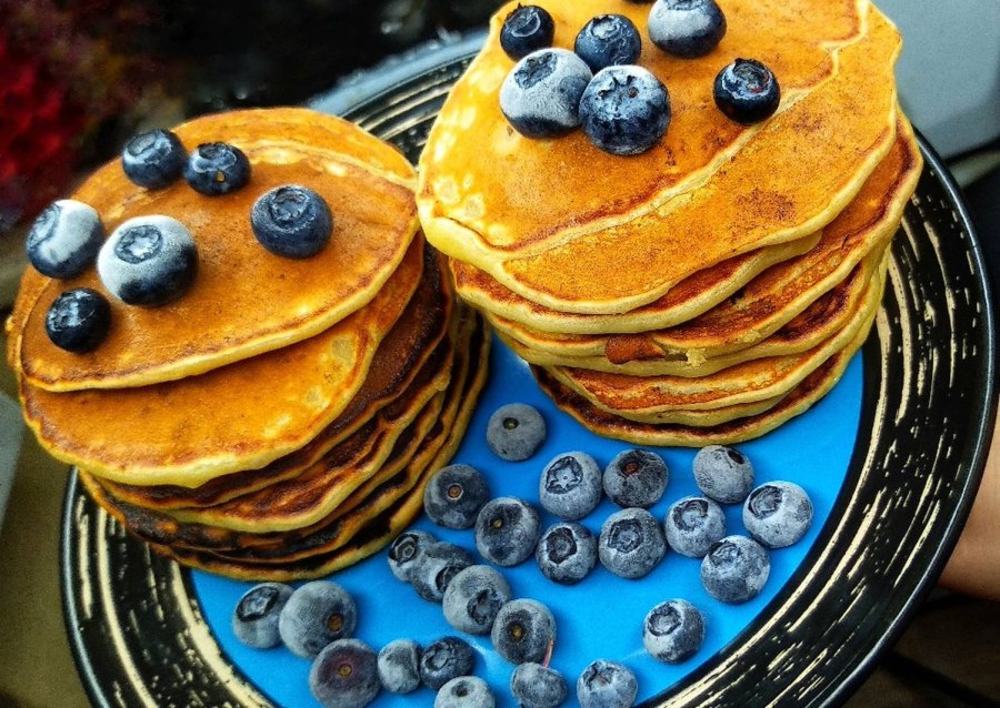 Оладьи с бананом