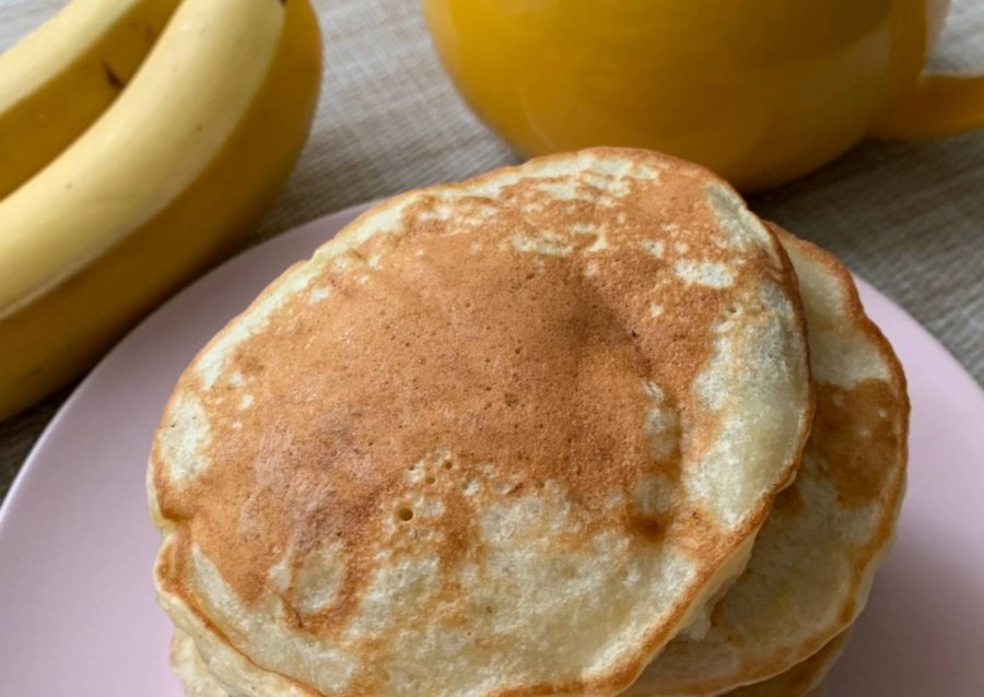 Овсяно банановые панкейки