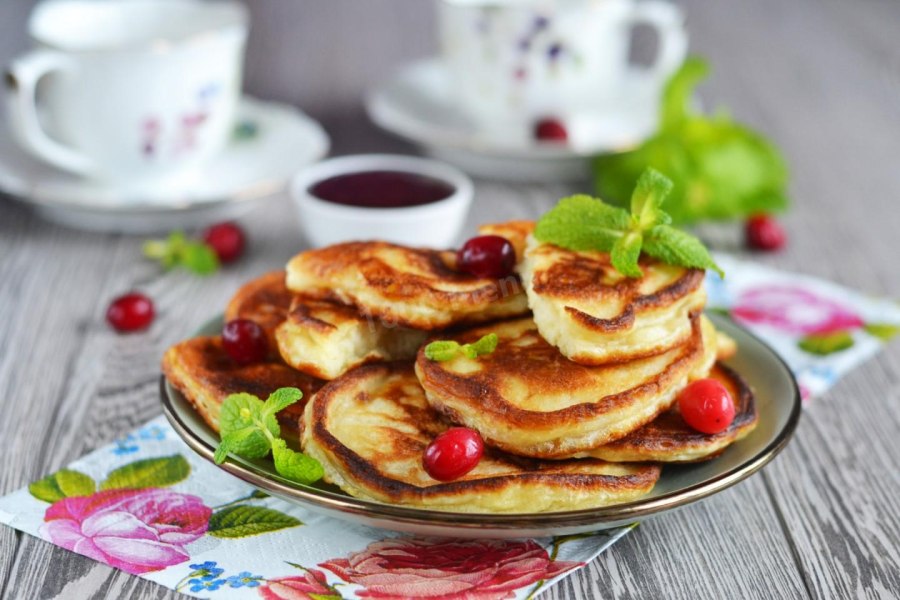 Пышные дрожжевые блины