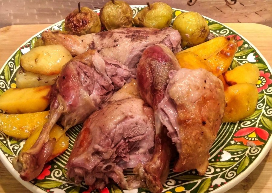 Утка в пакете для запекания в духовке