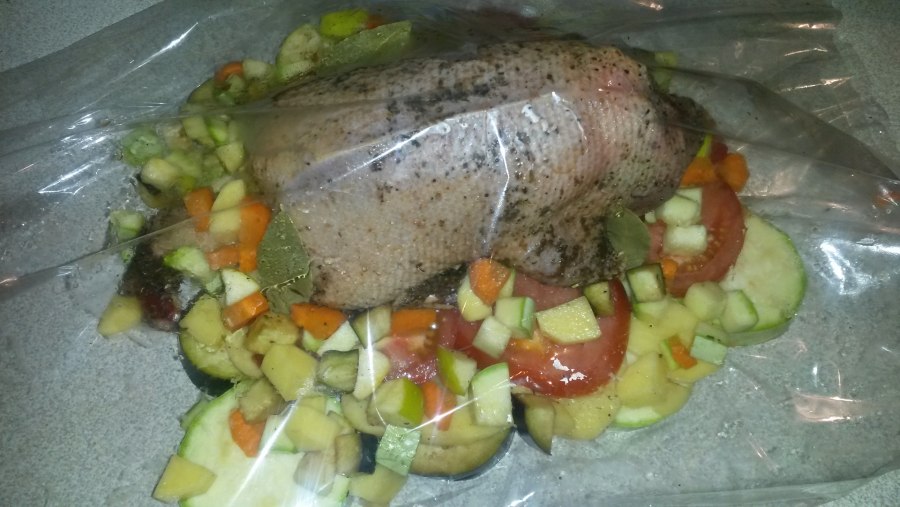 Утка в духовке с картошкой