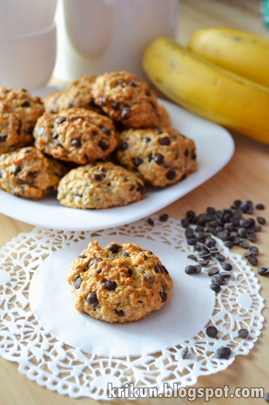 Банановое печенье