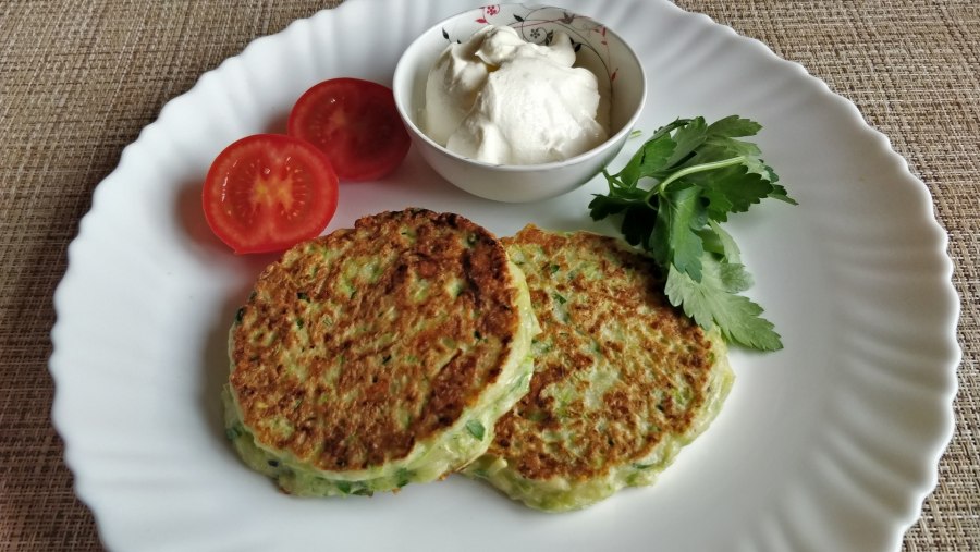 Кабачковые оладьи