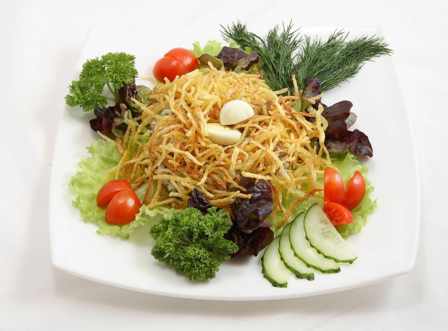 Гнездо фазана салат