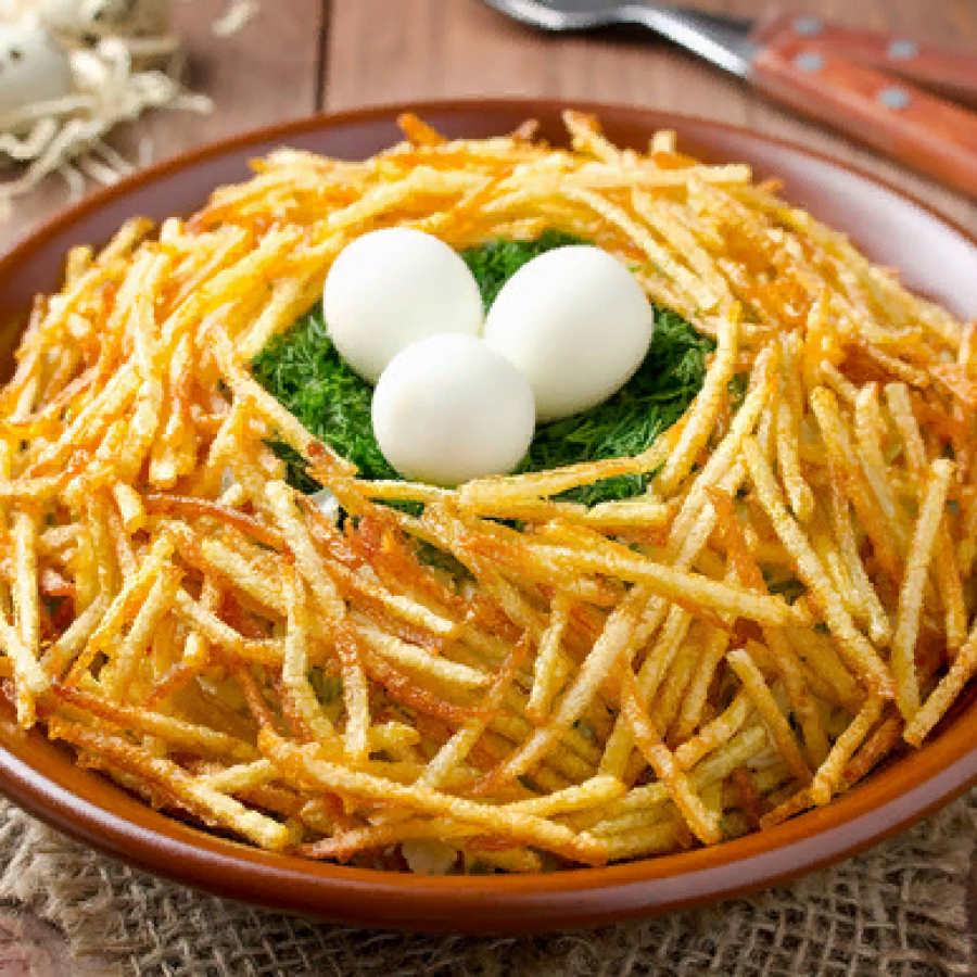 Салат глухаря гнездо глухаря