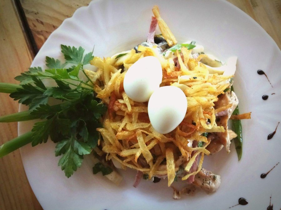 Салат глухаря гнездо глухаря