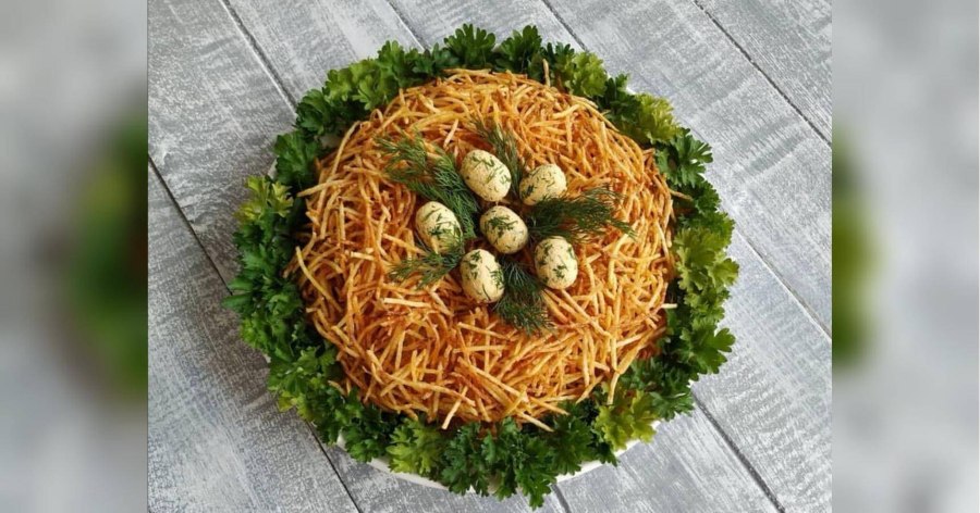 Салат гнездо глухаря Глобус