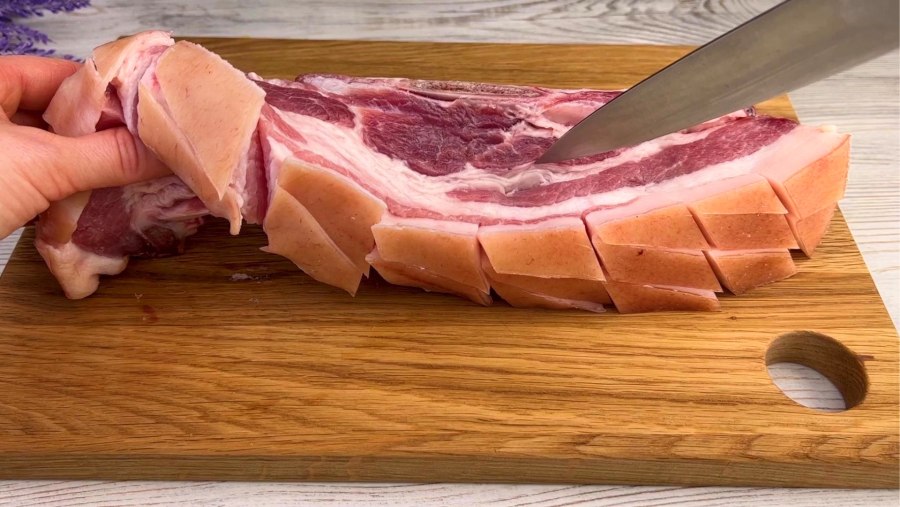 Сало грудинка соленая