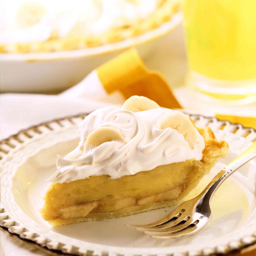 Банановый кремовый пирог