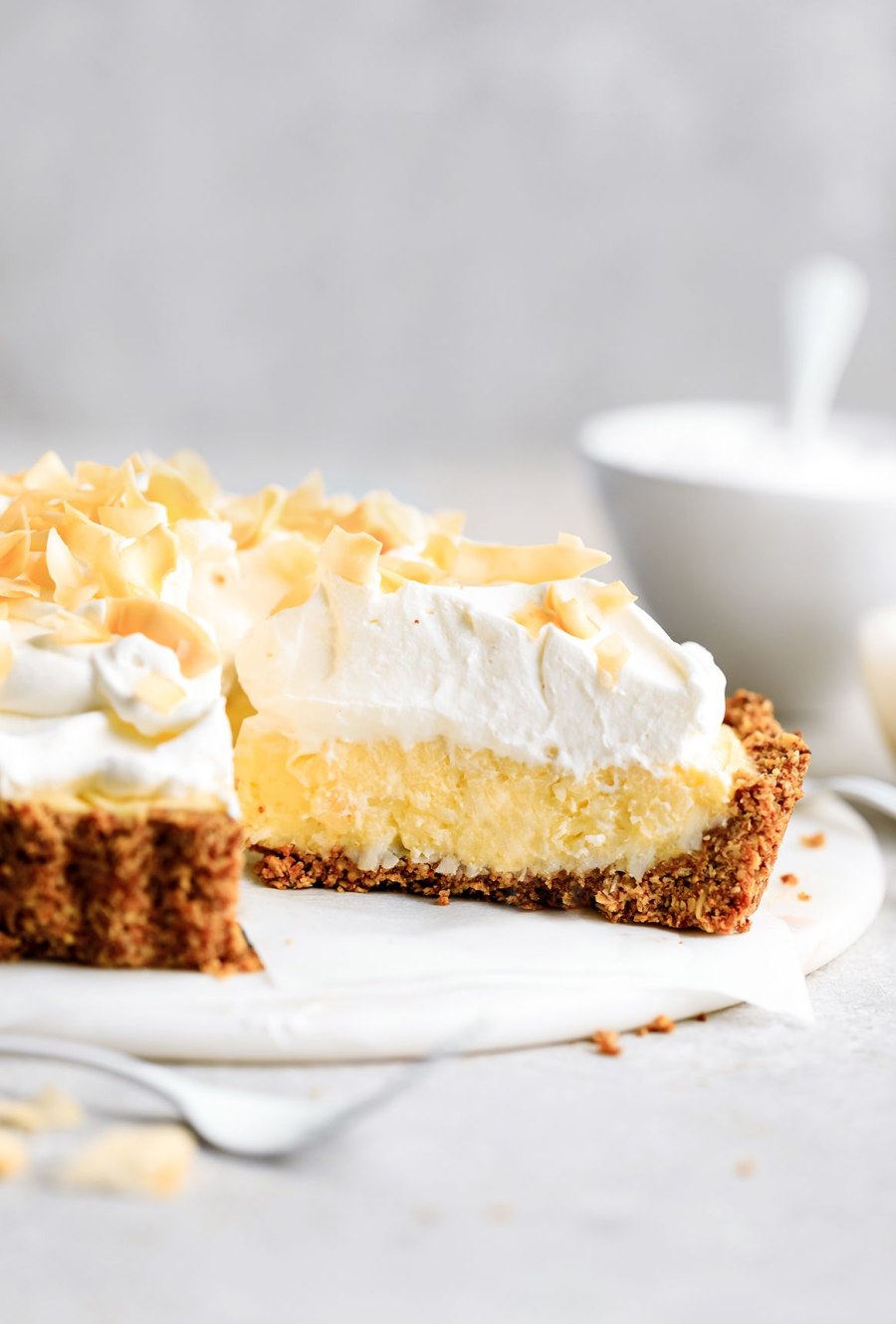 Кокосовый кремовый пирог