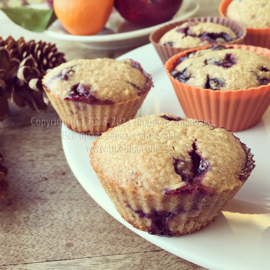 Апельсиновый кекс с миндальной мукой