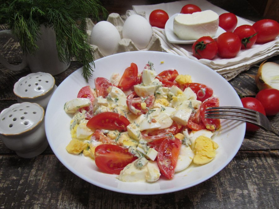 Огурцы помидоры моцарелла