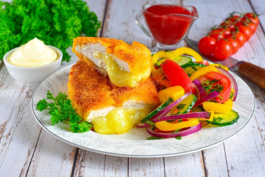 Куриные оладьи