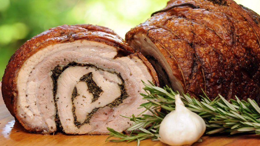 Мясной итальянский рулет поркетта