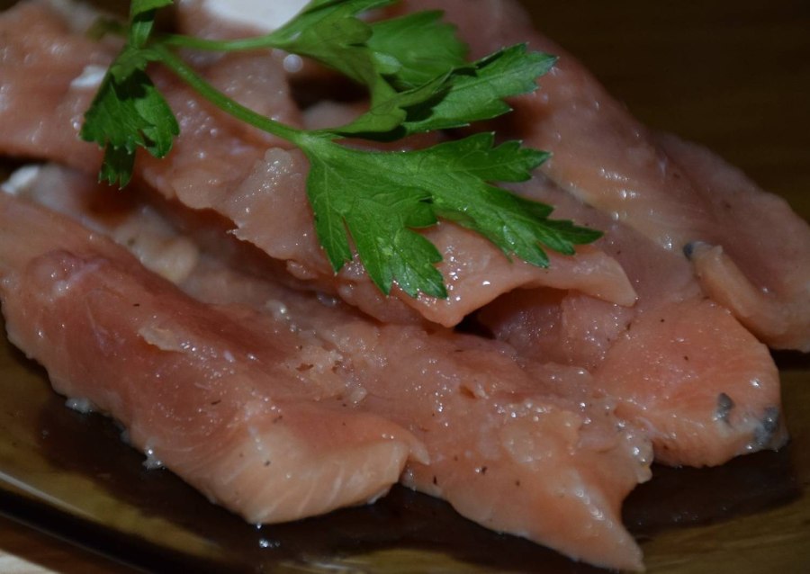 Горбуша стейк в масле