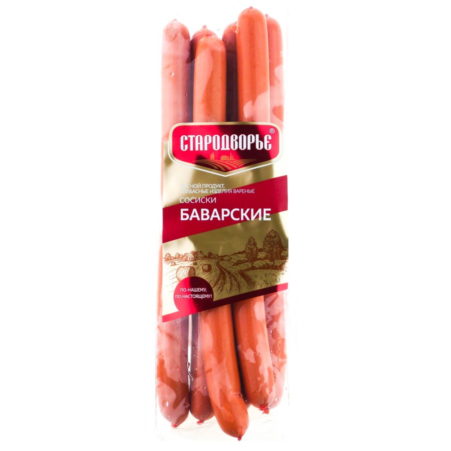 Сосиски Баварские 420гр /Стародворские колбасы