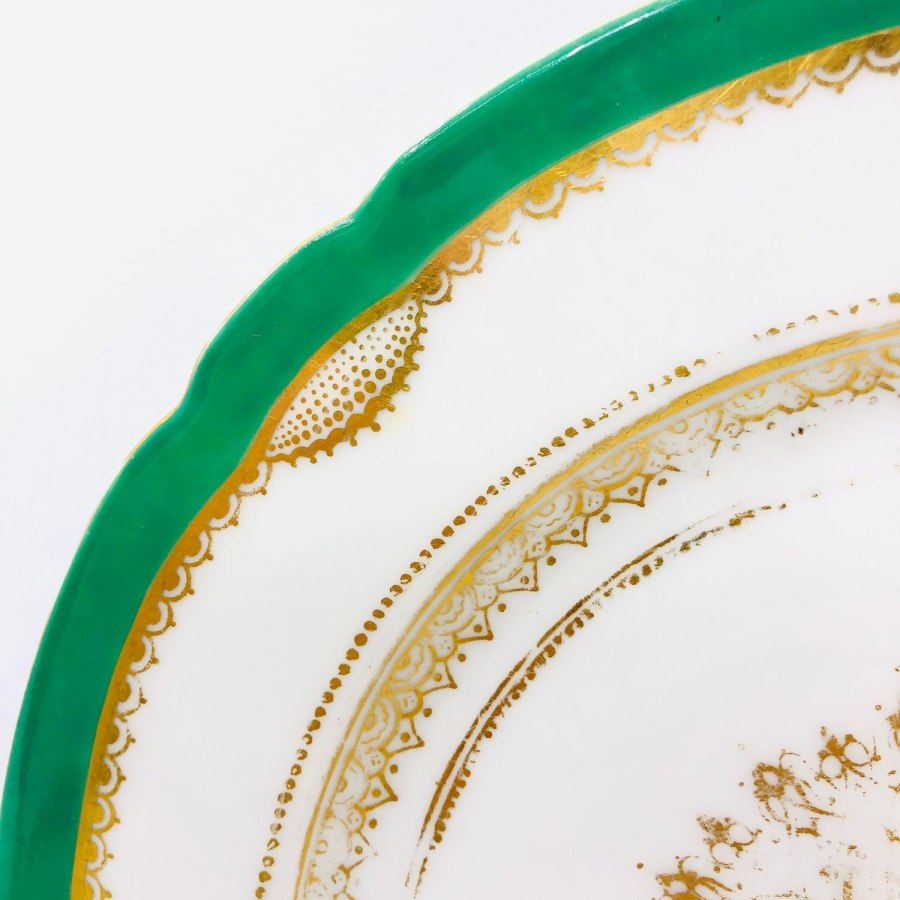 Style Limoges тарелка Винтажная белая