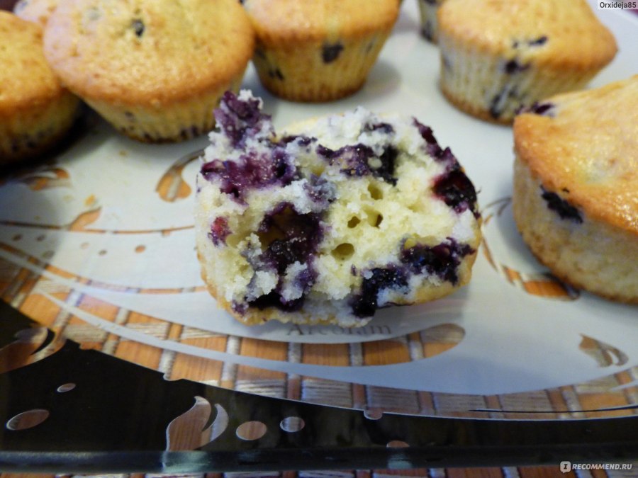 Маффины в силиконовых формочках