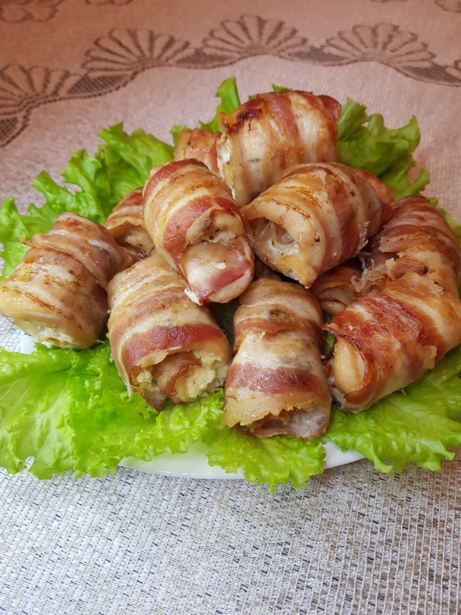 Беконовые рулетики