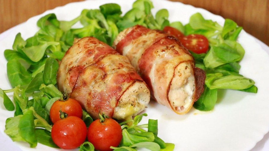 Закуски беконовые рулетики