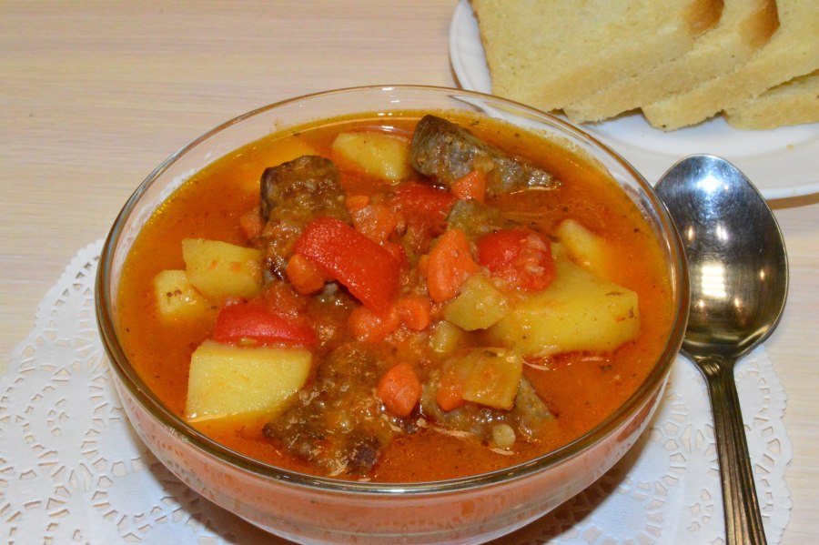 Гуляш из баранины