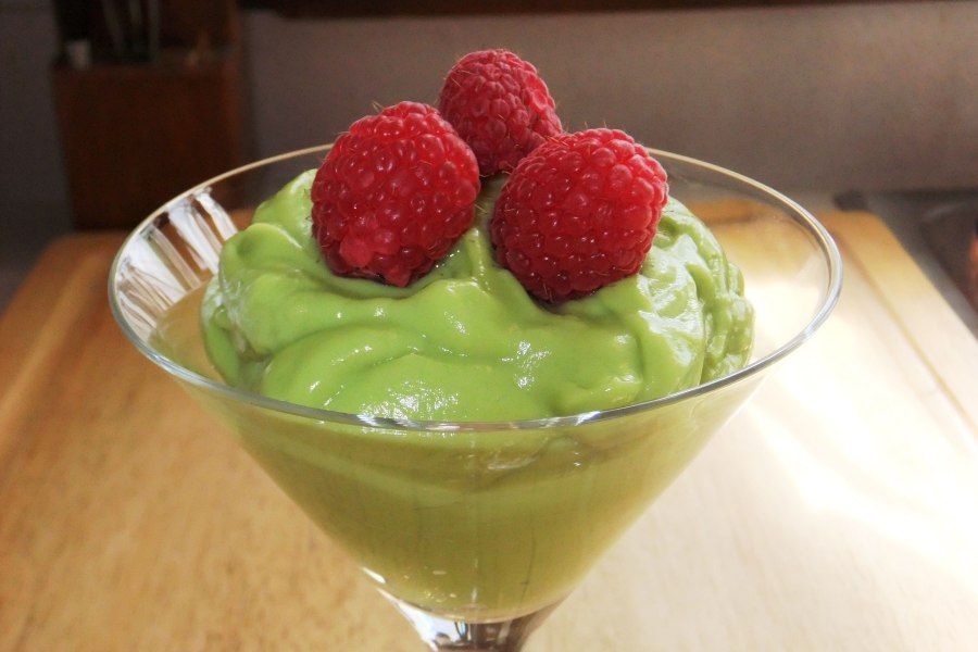 Мороженое лайм авокадо