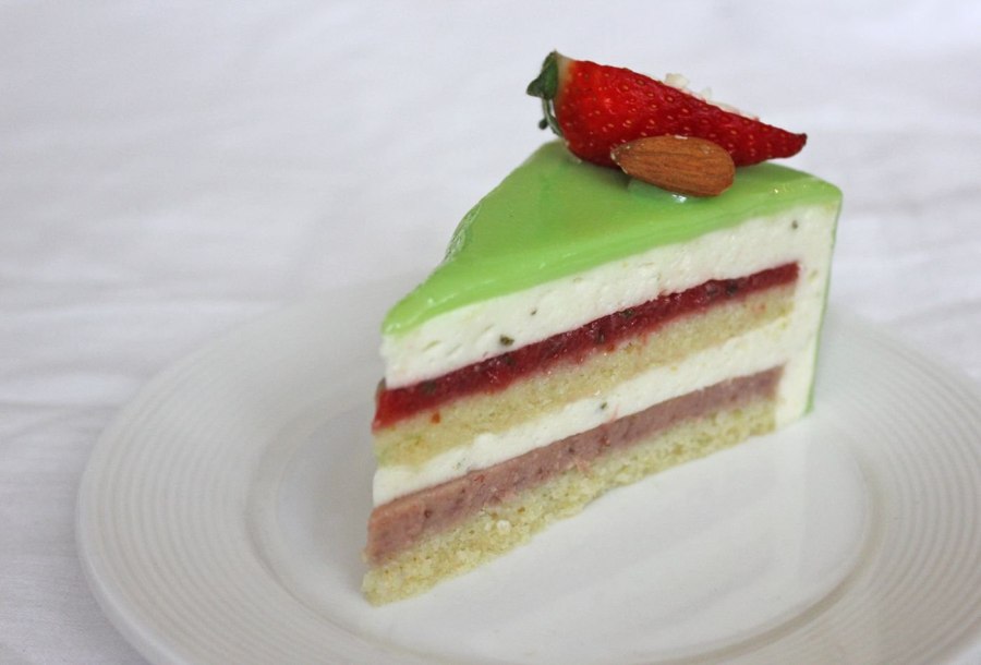 Муссовый торт клубника лайм