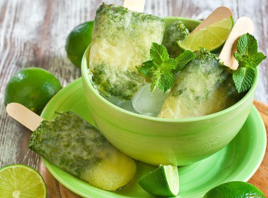 Муссовый торт лайм мята