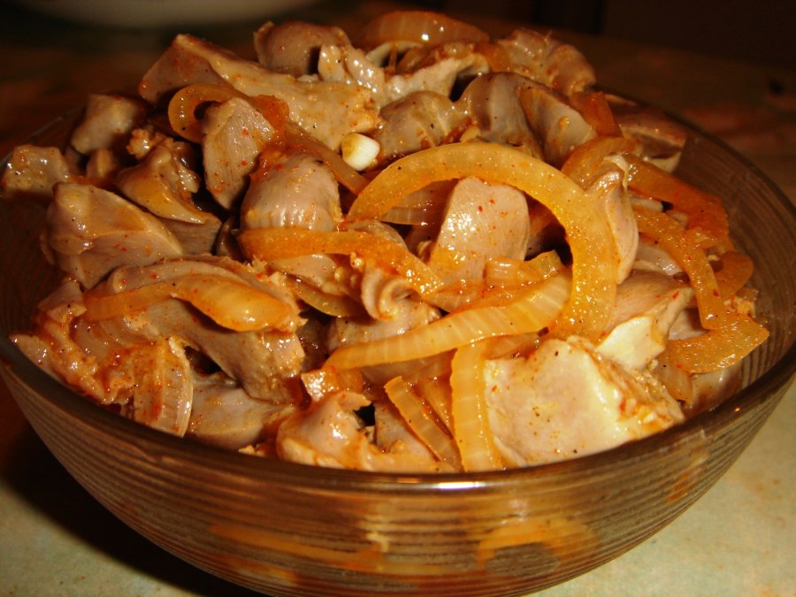 Сердечки куриные копчено вареные