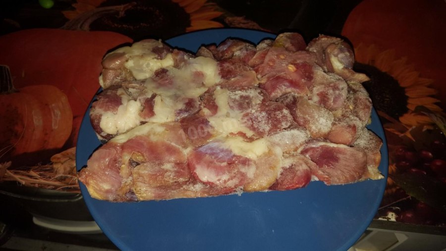 Куриные сердечки с киноа