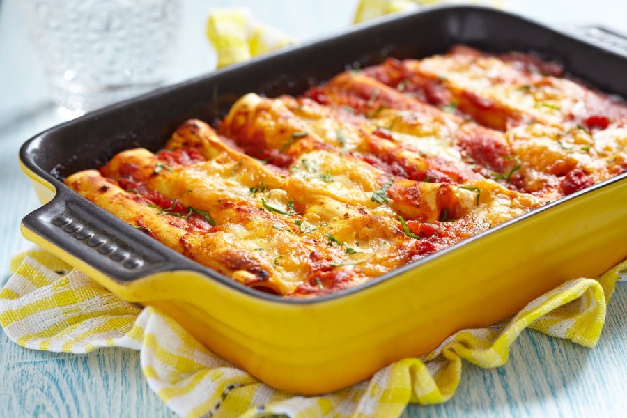 Фаршированные макароны каннеллони