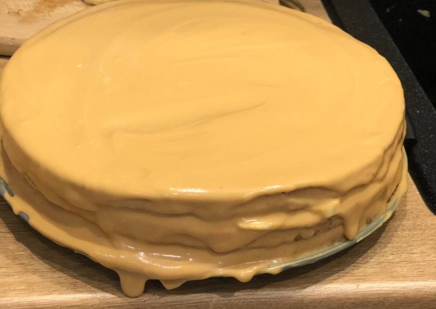 Карамельный крем чиз