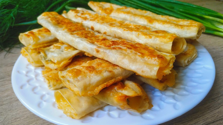 Трубочки из лаваша