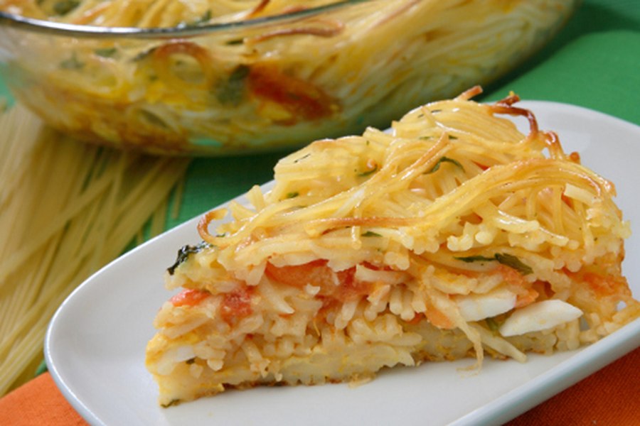 Макароны с курицей и сыром
