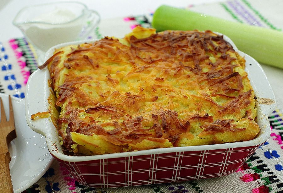 Запеканка картофельная с курицей