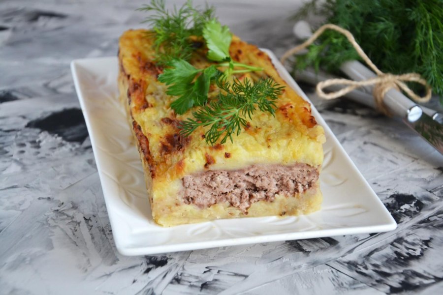 Запеканка картофельная с трепангами
