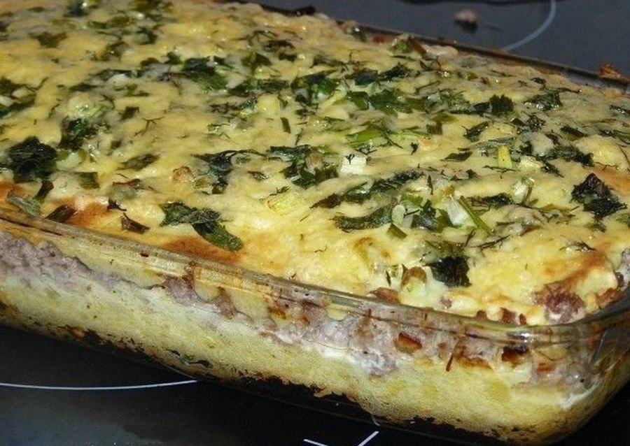 Картофельный гратен с бешамель