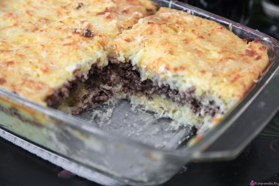 Картофельно-мясная запеканка Пармантье